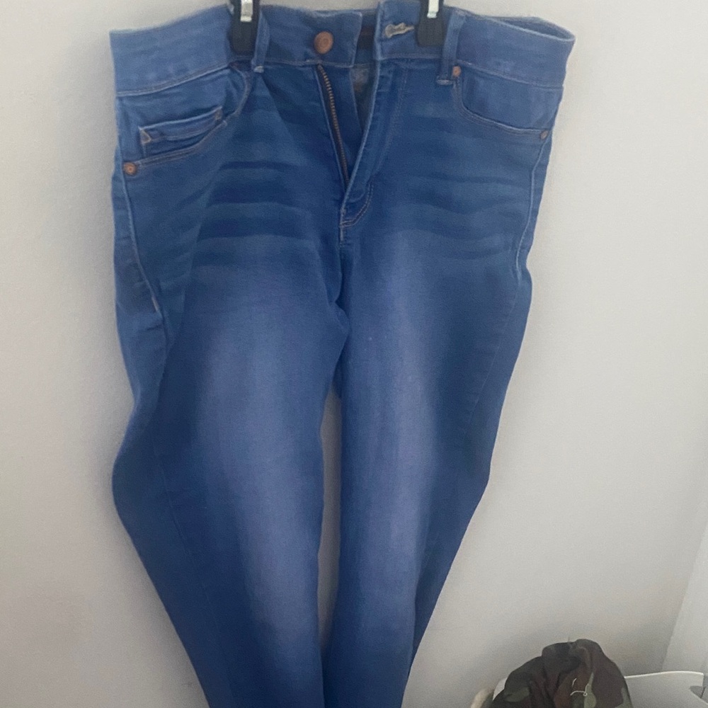 No Boundaries Women's Skinny Jeans in Blue